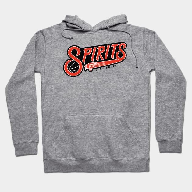 Defunct Spirits of St. Louis ABA Basketball Hoodie by LocalZonly